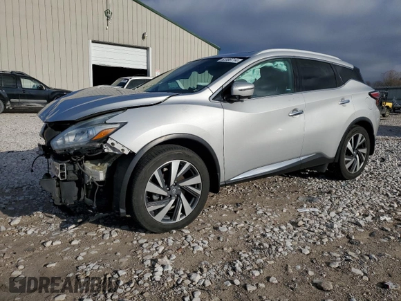 2018 Nissan Murano S with VIN 5N1AZ2MH5JN103467, listed as a Copart auction lot 82086714 with 111,113 mi miles and Salvage Title. Bid and sale history available at DreamBid. Image 1.