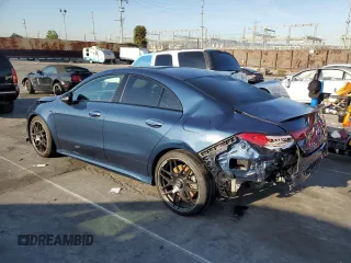2023 Mercedes-Benz CLA 45 AMG with VIN W1K5J5DB8PN414447, listed as a Copart auction lot 49317765 with 13,617 mi miles and Salvage Title. Bid and sale history available at DreamBid. Image 2.