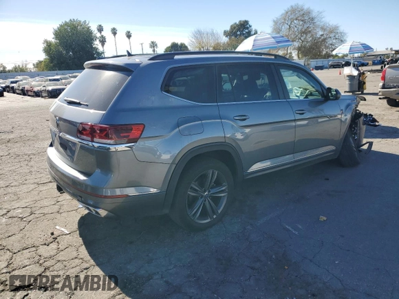 2021 Volkswagen Atlas SE with VIN 1V2MR2CAXMC583185, listed as a Copart auction lot 89405925 with 49,175 mi miles and Salvage title. Bid and sale history available at DreamBid. Image 3.