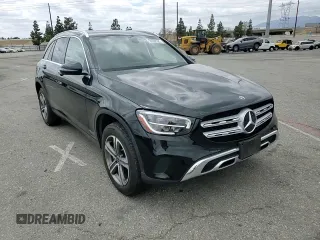 2020 Mercedes-Benz GLC 300 with VIN W1N0G8DBXLF771971, listed as a Copart auction lot 56992325 with 77,251 mi miles and Salvage title. Bid and sale history available at DreamBid. Image 14.