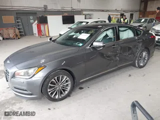 2015 Hyundai Genesis 3.8L with VIN KMHGN4JE7FU021717, listed as a IAAI auction lot 41942072 with 38,065 mi miles. Bid and sale history available at carsss.com. Image 18.
