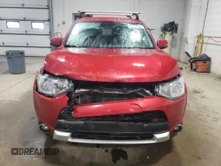 2015 Mitsubishi Outlander SE with VIN JA4AZ3A34FZ001820, listed as a Copart auction lot 53256555 with 131,124 mi miles and Salvage title. Bid and sale history available at DreamBid. Image 5.