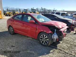 2017 Hyundai Accent Value Edition with VIN KMHCT4AE9HU326630, listed as a Copart auction lot 46260455 with 109,689 mi miles and Salvage Title. Bid and sale history available at carsss.com. Image 4.