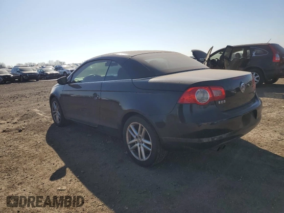 2009 Volkswagen Eos Lux с VIN WVWFA71F99V011940, выставлен на аукционе Copart как лот 48558885 с пробегом 75 242 миль миль и Списание • Salvage title. История ставок и продаж доступна на DreamBid. Изображение 2.