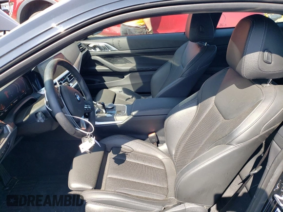 2023 BMW 4 Series 430i xDrive with VIN WBA73AP09PCL27648, listed as a Copart auction lot 49793493 with 6,717 mi miles and . Bid and sale history available at DreamBid. Image 7.