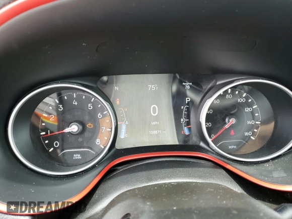 2018 Jeep Compass Trailhawk z VIN 3C4NJDDB4JT307441, wystawiony jako Copart lot #58485585 z przebiegiem 158 871 mil mil oraz Szkoda całkowita • Salvage title. Historia ofert i sprzedaży dostępna na DreamBid. Obrazek 9.