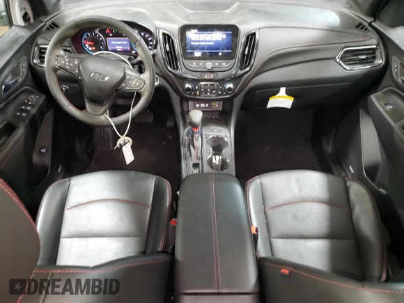 2023 Chevrolet Equinox RS with VIN 3GNAXWEG9PS110886, listed as a Copart auction lot 52318225 with 28,557 mi miles and Salvage title. Bid and sale history available at DreamBid. Image 8.