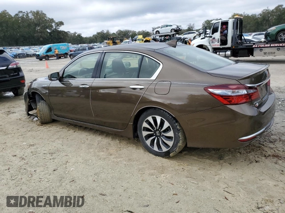 2017 Honda Accord Touring z VIN JHMCR6F74HC023722, wystawiony jako Copart lot #46122315 z przebiegiem Nie podano mil oraz Szkoda całkowita • Salvage title. Historia ofert i sprzedaży dostępna na DreamBid. Obrazek 2.