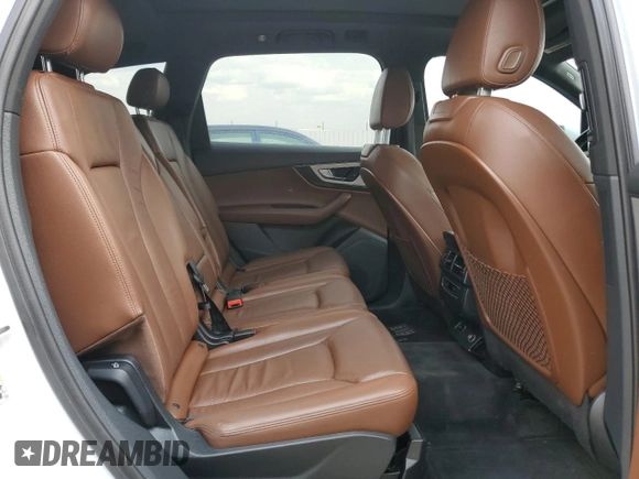 2017 Audi Q7 Premium with VIN WA1AAAF79HD020189, listed as a Copart auction lot 59193975 with 186,533 mi miles and Salvage title. Bid and sale history available at DreamBid. Image 11.