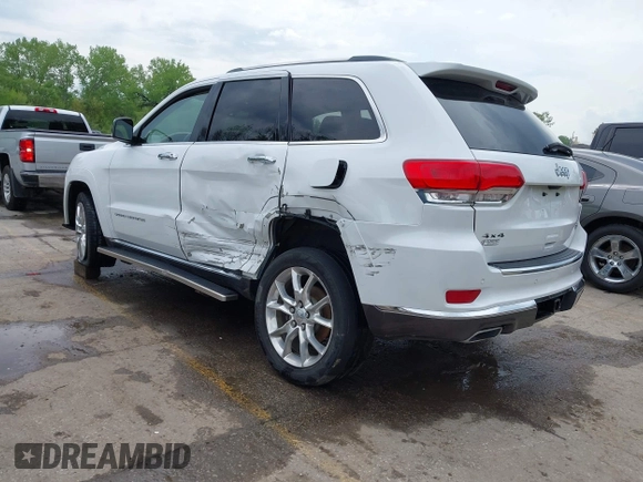 2015 Jeep Grand Cherokee Summit with VIN 1C4RJFJG5FC104087, listed as a IAAI auction lot 42100298 with 88,710 mi miles and . Bid and sale history available at DreamBid. Image 3.