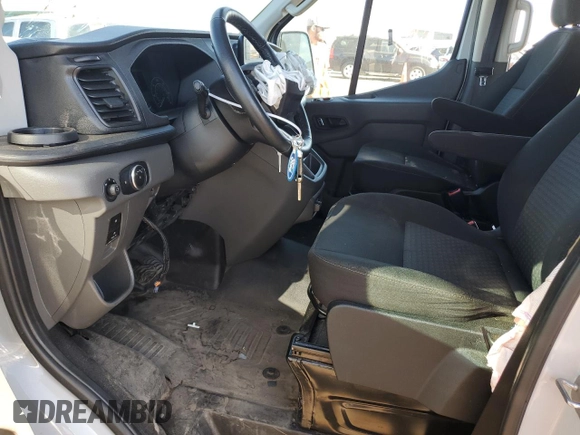 2023 Ford Transit with VIN 1FBAX9X8XPKA45787, listed as a Copart auction lot 54545034 with 41,979 mi miles and Salvage Title. Bid and sale history available at DreamBid. Image 7.