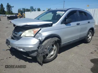 2010 Honda CR-V LX with VIN 3CZRE3H32AG706015, listed as a Copart auction lot 60533845 with 184,323 mi miles and Salvage title. Bid and sale history available at DreamBid. Image 1.