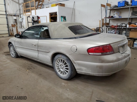 2004 Chrysler Sebring LXi with VIN 1C3EL55RX4N252613, listed as a Copart auction lot 83320874 with 122,642 mi miles and Salvage Title. Bid and sale history available at carsss.com. Image 2.