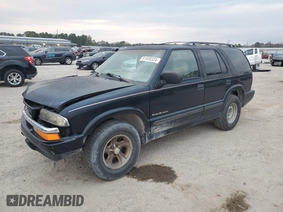 1999 Chevrolet Blazer LS z VIN 1GNCS13W0X2133425, wystawiony jako Copart lot #81930324 z przebiegiem 224 669 mil mil oraz Szkoda całkowita • Salvage title. Historia ofert i sprzedaży dostępna na DreamBid. Obrazek 1.