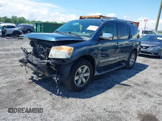 2014 Nissan Armada SV z VIN 5N1AA0NC2EN607107, wystawiony jako IAAI lot #42198605 z przebiegiem 241 099 mil mil oraz . Historia ofert i sprzedaży dostępna na DreamBid. Obrazek 2.