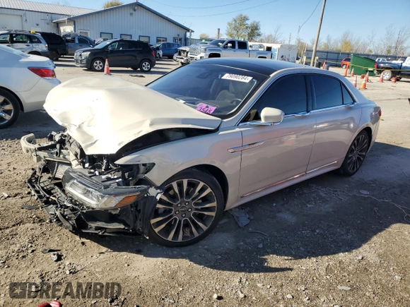 2018 Lincoln Continental Reserve with VIN 1LN6L9NP4J5603786, listed as a Copart auction lot 79090284 with 66,858 mi miles and Salvage Title. Bid and sale history available at carsss.com. Image 1.