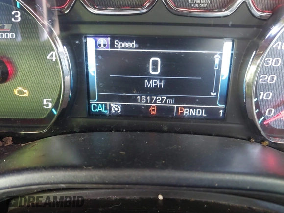 2019 Chevrolet Silverado 2500HD LTZ with VIN 1GC1KTEY4KF185765, listed as a IAAI auction lot 41488686 with 161,727 mi miles. Bid and sale history available at carsss.com. Image 15.