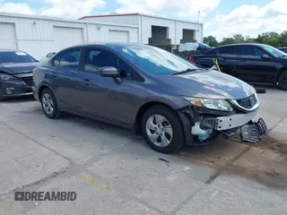 2014 Honda Civic Sedan LX with VIN 19XFB2F59EE079783, listed as a IAAI auction lot 42059609 with 179,922 mi miles. Bid and sale history available at carsss.com. Image 1.
