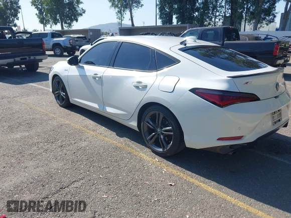 2024 Acura Integra Technology with VIN 19UDE4H65RA005514, listed as a IAAI auction lot 42375143 with 65,384 mi miles and . Bid and sale history available at DreamBid. Image 3.