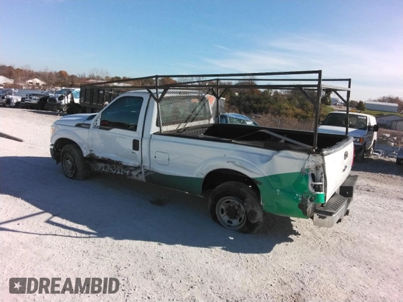 2016 Ford Super Duty F-250 SRW XL with VIN 1FTBF2A68GEC24376, listed as a Copart auction lot 73403574 with 156,850 mi miles and Salvage Title. Bid and sale history available at carsss.com. Image 2.
