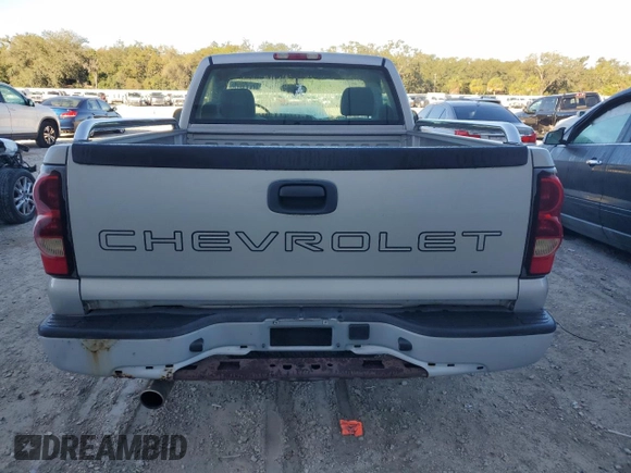 2006 Chevrolet Silverado 1500 Work Truck with VIN 3GCEC14X66G252589, listed as a Copart auction lot 86779354 with 256,689 mi miles and Clean Title. Bid and sale history available at DreamBid. Image 6.