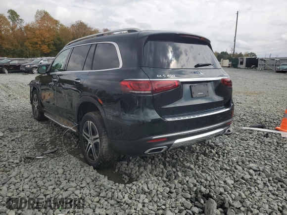 2020 Mercedes-Benz GLS with VIN 4JGFF5KE5LA141235, listed as a Copart auction lot 63259642 with 44,230 mi miles. Bid and sale history available at carsss.com. Image 3.