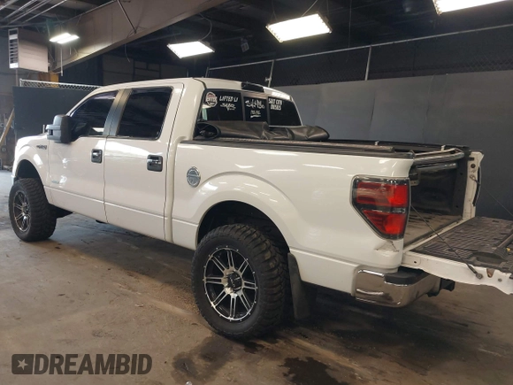 2013 Ford F-150 XL with VIN 1FTFW1ET8DFB48563, listed as a IAAI auction lot 42103243 with 257,778 mi miles. Bid and sale history available at carsss.com. Image 3.