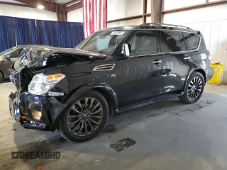 2020 Nissan Armada Platinum with VIN JN8AY2NE8L9782310, listed as a Copart auction lot 38590844 with 52,274 mi miles. Bid and sale history available at carsss.com. Image 1.