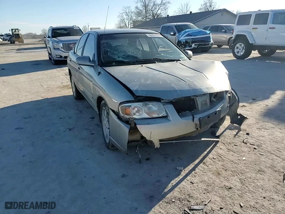 2006 Nissan Sentra 1.8 S with VIN 3N1CB51D46L621374, listed as a Copart auction lot 46997855 with 224,499 mi miles and Salvage Title. Bid and sale history available at carsss.com. Image 11.