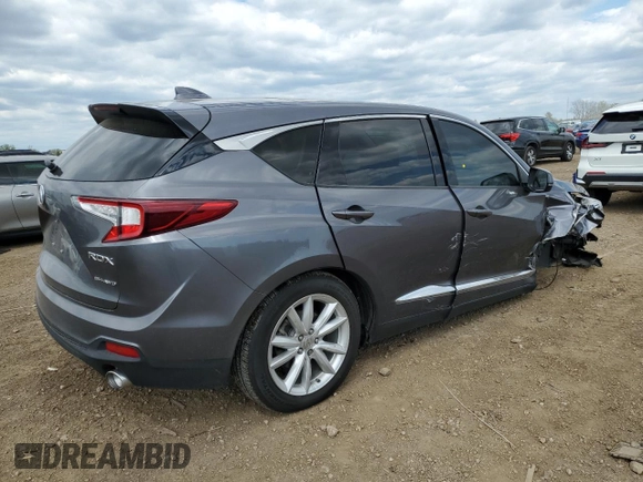 2020 Acura RDX with VIN 5J8TC2H30LL014029, listed as a Copart auction lot 55853515 with 46,441 mi miles and Salvage title. Bid and sale history available at DreamBid. Image 3.
