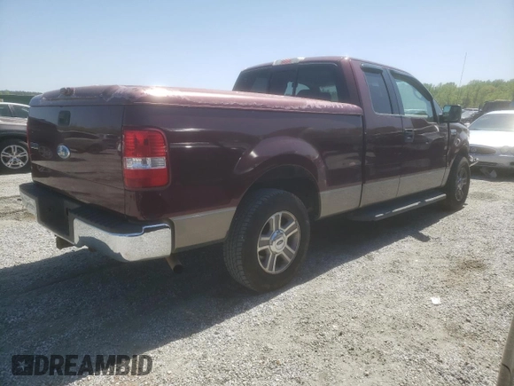 2005 Ford F-150 XLT with VIN 1FTPX12535FA84893, listed as a Copart auction lot 51248115 with 107,981 mi miles and Salvage title. Bid and sale history available at DreamBid. Image 3.