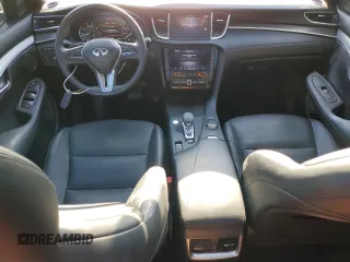 2022 Infiniti QX50 LUXE with VIN 3PCAJ5BA4NF107923, listed as a Copart auction lot 87130194 with 37,237 mi miles and Salvage Title. Bid and sale history available at carsss.com. Image 8.