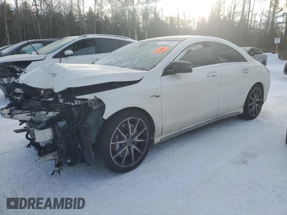 2017 Mercedes-Benz CLA 45 AMG with VIN WDDSJ5CB3HN456644, listed as a Copart auction lot 41773505 with Not Provided miles and Salvage Title. Bid and sale history available at DreamBid. Image 1.