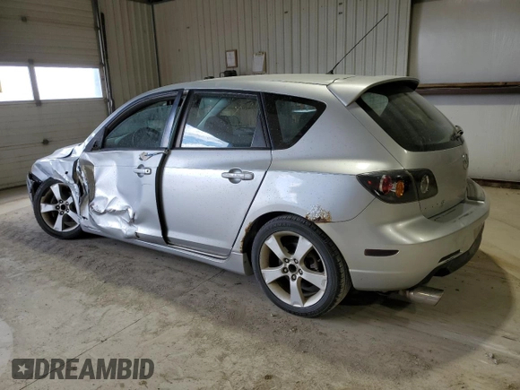 2005 Mazda 3 s with VIN JM1BK143951306838, listed as a Copart auction lot 52993885 with 202,423 mi miles and Salvage Title. Bid and sale history available at carsss.com. Image 2.