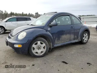 2001 Volkswagen Beetle GLS with VIN 3VWCK21C81M437123, listed as a Copart auction lot 46659435 with 154,066 mi miles and Salvage Title. Bid and sale history available at DreamBid. Image 1.