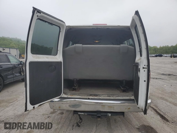 2008 Ford Econoline Passenger XL with VIN 1FBSS31L78DB58857, listed as a Copart auction lot 56203485 with 101,878 mi miles and Salvage title. Bid and sale history available at DreamBid. Image 11.