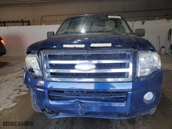 2008 Ford Expedition EL SSV with VIN 1FMFK16588LA27336, listed as a Copart auction lot 43534715 with 131,681 mi miles and Salvage Title. Bid and sale history available at carsss.com. Image 5.