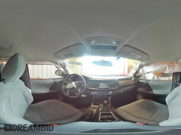 2017 Toyota Tacoma SR with VIN 5TFRX5GN2HX092247, listed as a Copart auction lot 58508895 with 76,478 mi miles and Salvage title. Bid and sale history available at DreamBid. Image 14.
