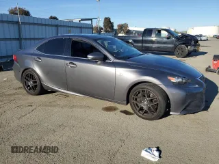 2016 Lexus IS 350 with VIN JTHBE1D27G5026974, listed as a Copart auction lot 50583985 with 105,843 mi miles and Salvage title. Bid and sale history available at DreamBid. Image 4.
