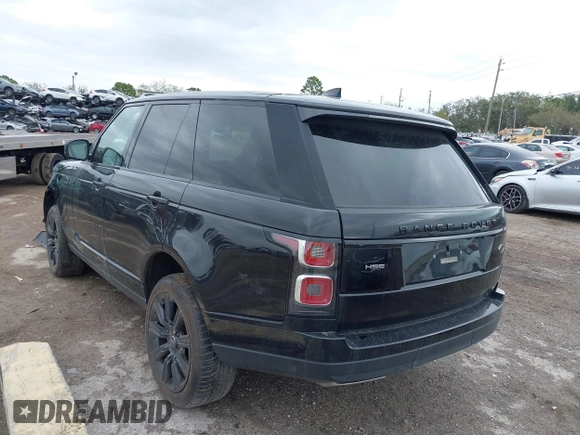 2019 Land Rover Range Rover HSE with VIN SALGS2SV2KA525984, listed as a IAAI auction lot 41730888 with 35,547 mi miles and . Bid and sale history available at DreamBid. Image 3.