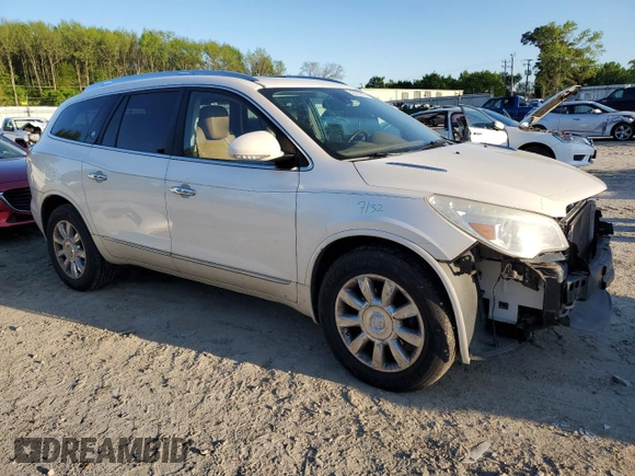 2015 Buick Enclave Premium with VIN 5GAKVCKD4FJ315660, listed as a Copart auction lot 52510815 with 134,963 mi miles and Salvage Title. Bid and sale history available at DreamBid. Image 4.