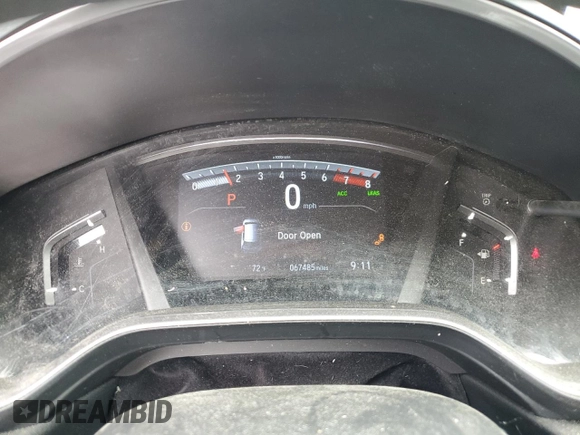 2021 Honda CR-V EX with VIN 2HKRW2H52MH651866, listed as a Copart auction lot 61045485 with 67,485 mi miles and Salvage title. Bid and sale history available at DreamBid. Image 9.