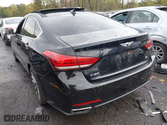 2017 Genesis G80 3.8L with VIN KMHGN4JE4HU189527, listed as a IAAI auction lot 41930400 with 135,497 mi miles and . Bid and sale history available at DreamBid. Image 3.