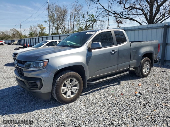 2022 Chevrolet Colorado 2WD LT with VIN 1GCHSCEN1N1106025, listed as a Copart auction lot 45968525 with 81,134 mi miles and Salvage Title. Bid and sale history available at carsss.com. Image 1.