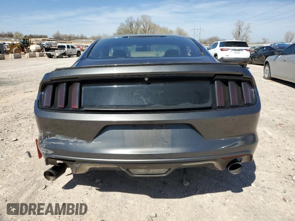 2015 Ford Mustang V6 with VIN 1FA6P8AM2F5329841, listed as a Copart auction lot 49534205 with 137,188 mi miles and Salvage title. Bid and sale history available at DreamBid. Image 6.