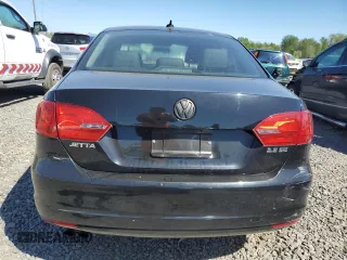 2011 Volkswagen Jetta Sedan SE w/Convenience & Sunroof PZEV with VIN 3VWDZ7AJ4BM390444, listed as a Copart auction lot 53896285 with 69,155 mi miles and Clean Title. Bid and sale history available at carsss.com. Image 6.