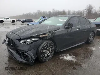 2023 Mercedes-Benz C 43 AMG with VIN W1KAF8HB9PR105901, listed as a Copart auction lot 44231895 with Not Provided miles and Non Repairable. Bid and sale history available at DreamBid. Image 1.