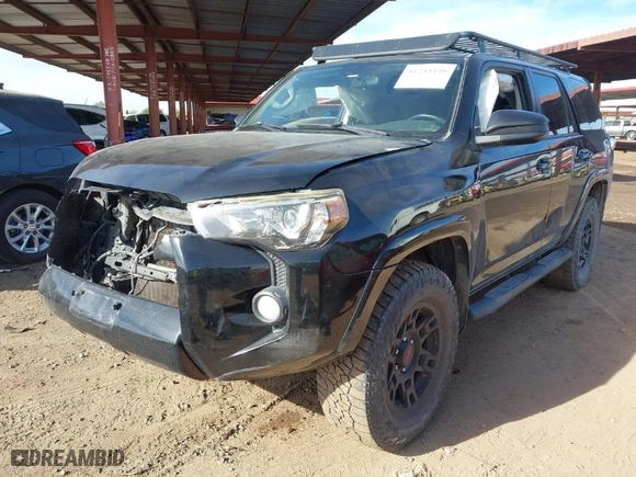 2016 Toyota 4Runner SR5 with VIN JTEZU5JR3G5136573, listed as a IAAI auction lot 41243438 with 109,897 mi miles. Bid and sale history available at carsss.com. Image 2.