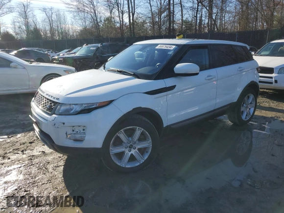 2012 Land Rover Range Rover Evoque Pure Plus with VIN SALVP2BG1CH662711, listed as a Copart auction lot 86979434 with 172,740 mi miles and Clean Title. Bid and sale history available at carsss.com. Image 1.