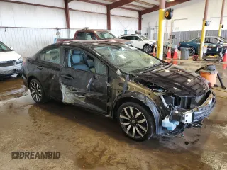2015 Honda Civic Sedan EX-L with VIN 2HGFB2F96FH501034, listed as a Copart auction lot 54300025 with 120,079 mi miles and Salvage Title. Bid and sale history available at carsss.com. Image 4.